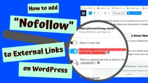 How to Add Nofollow to External Links in WordPress