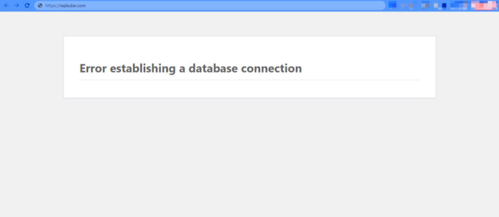 How To Fix the Error Establishing a Database Connection in WordPress