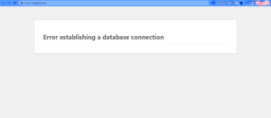 Troubleshooting “Error Establishing a Database Connection” in WordPress