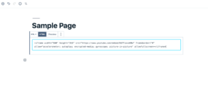 How to Embed iFrames in a WordPress Blog