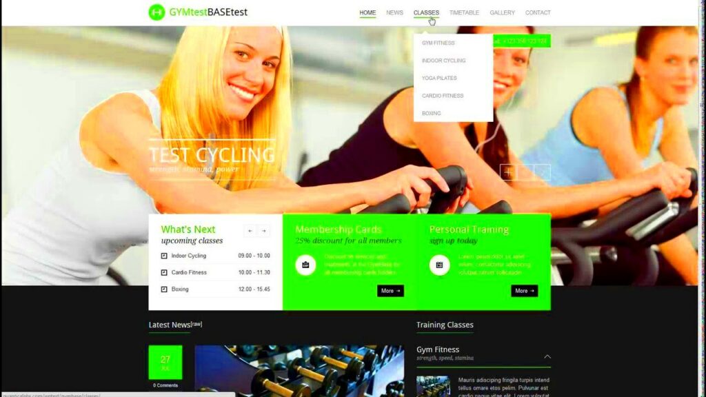 GymBase  Responsive Gym Fitness WordPress Theme Add Class  YouTube