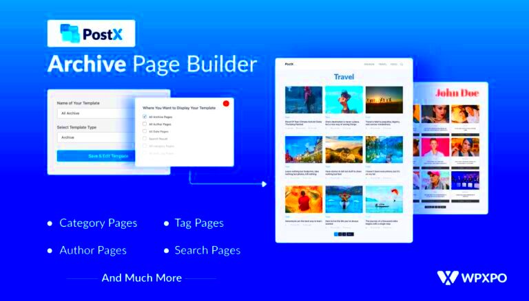 Create and Customize WordPress Archive Page Template Updated  WPXPO