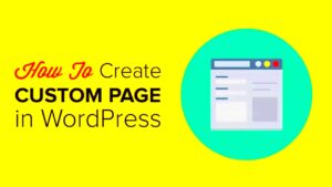 Creating a New Page in WordPress with Custom Design
