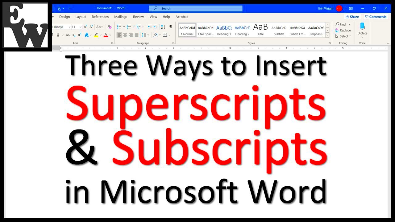 How To Add Superscript In Word Online