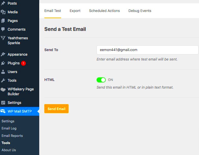 How to send a test email from WordPress  NiamRox