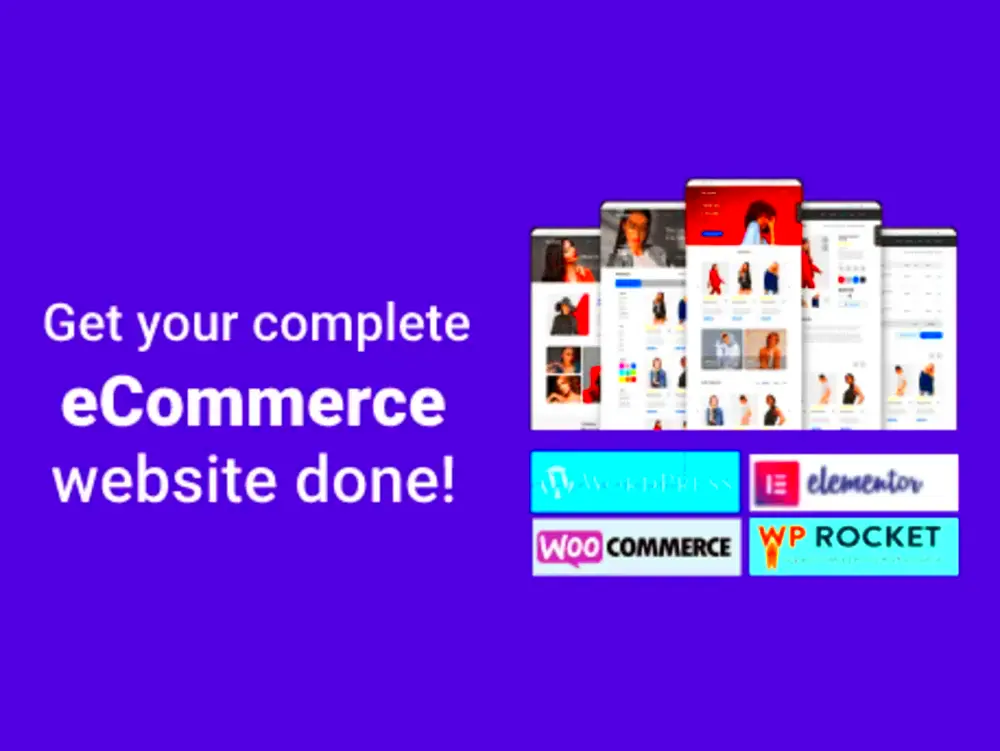 A complete WordPress eCommerce Site WooCommerce  Elementor pro  Upwork