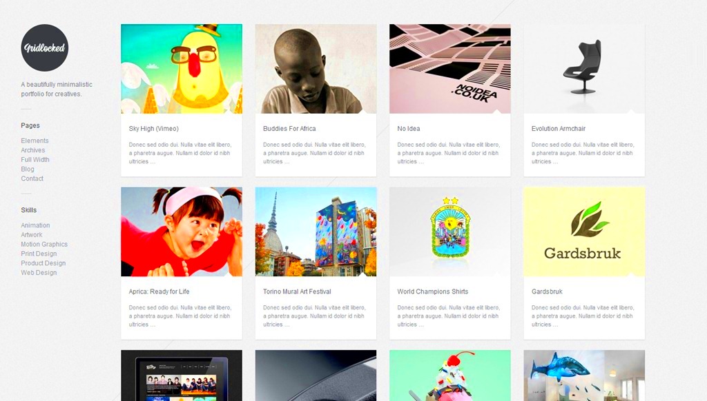 40 Great WordPress Themes with Grid Layouts  Creative CanCreative Can