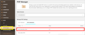 Where to Find PHP max_execution_time in WordPress Hosting
