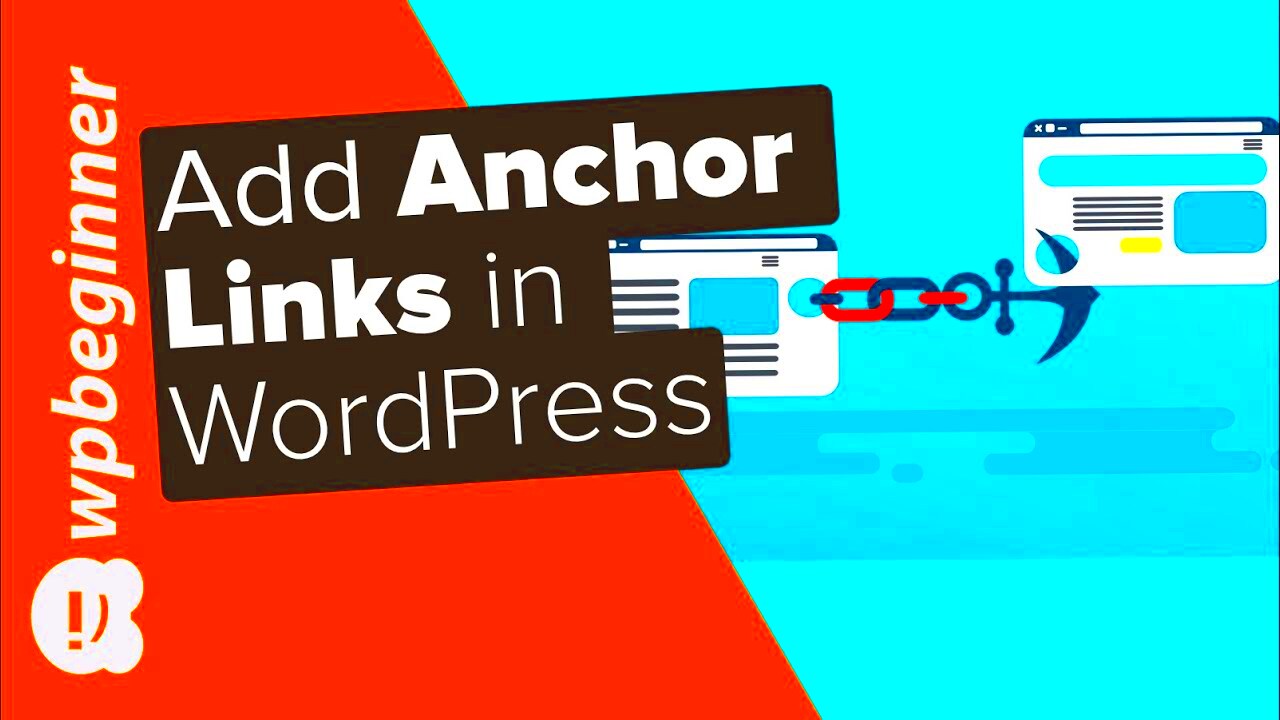 How to Add Anchor Links in WordPress Step by Step  YouTube