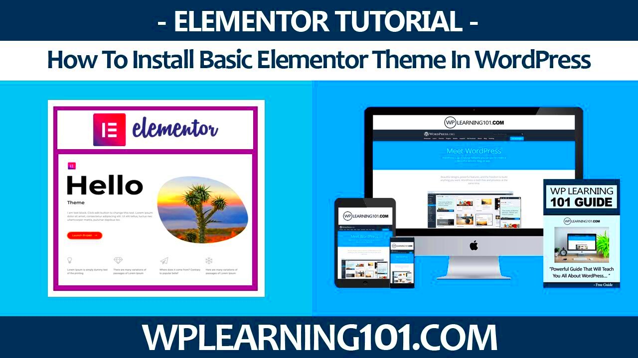 How To Use Elementor In WordPress  Simple WordPress Tutorials For