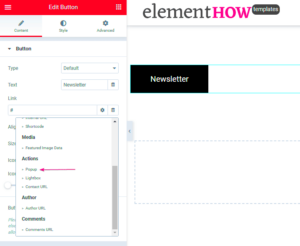 How to Use Elementor Popups on Button Click