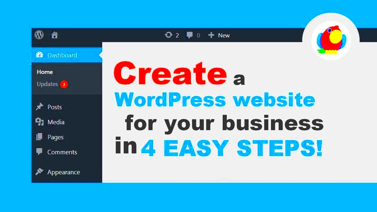 How To Create A Website For Your Business In 4 EASY STEPS  YouTube