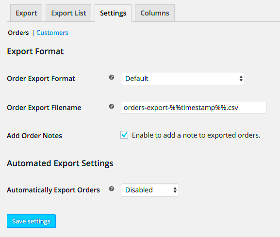 WooCommerce Customer  Order CSV Export  WooCommerce