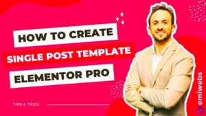 Creating a Single Post Template with Indent in Elementor