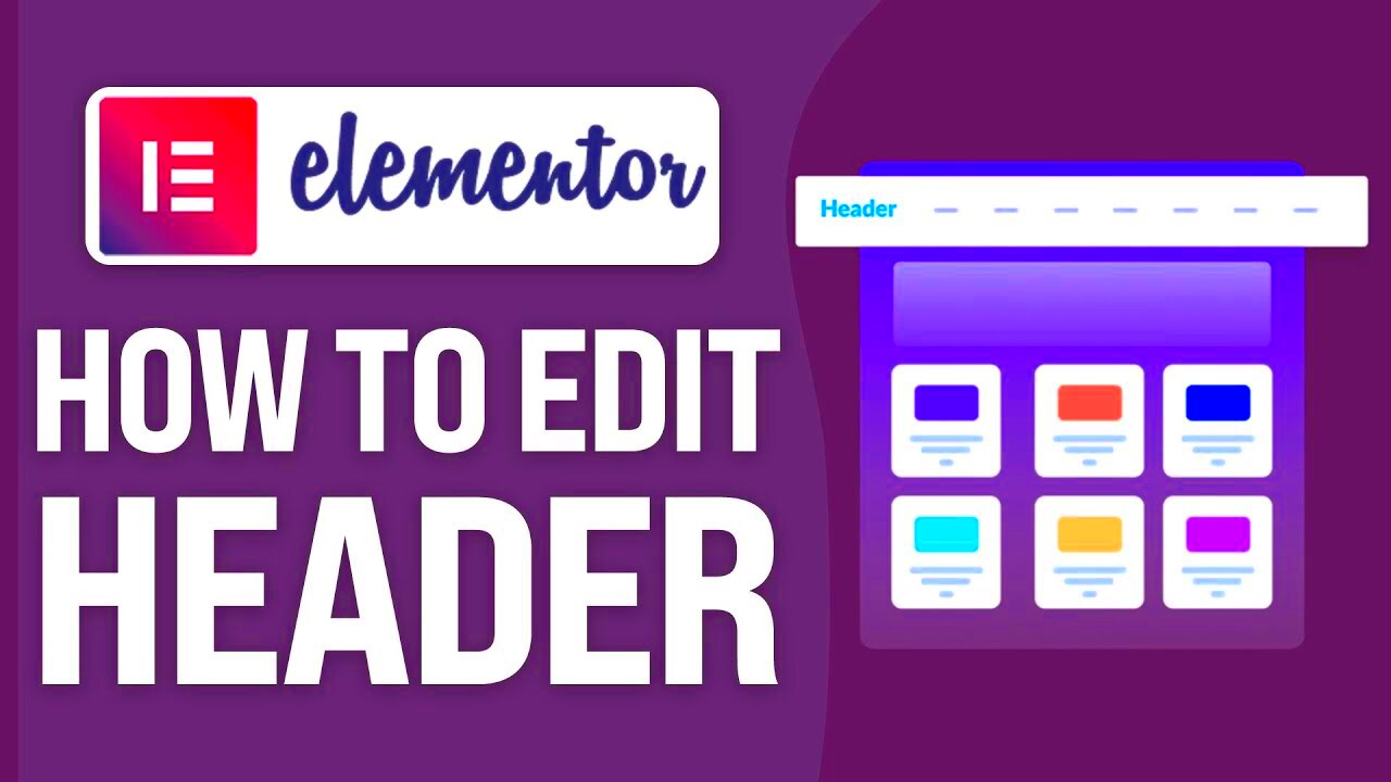 How To Edit Header In Elementor 2024 Step By Step Tutorial  YouTube