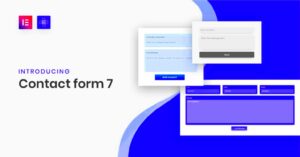 Using Elementor with Contact Form 7