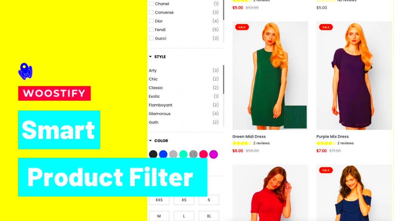 Introducing Smart Product Filter addon for WooCommerce in Woostify