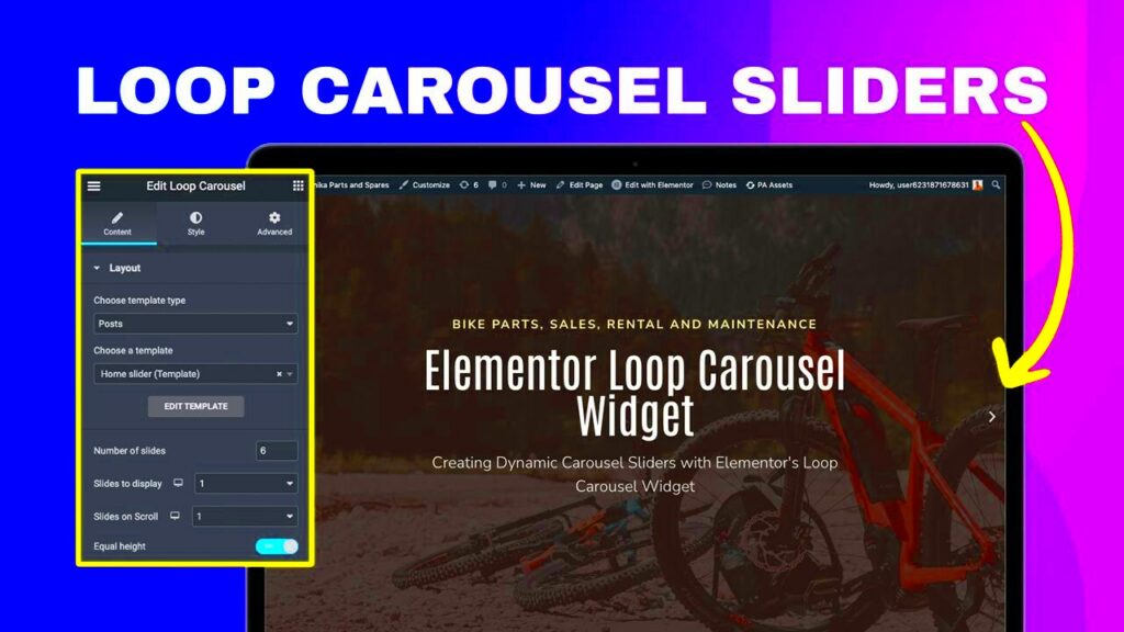 Elementors Loop Carousel Widget Create Dynamic Carousel Sliders in 3