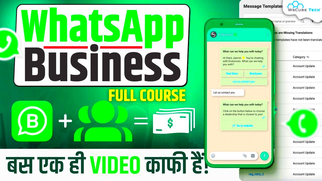 WhatsApp Business Tutorial 2024  How to Use WhatsApp Business Account