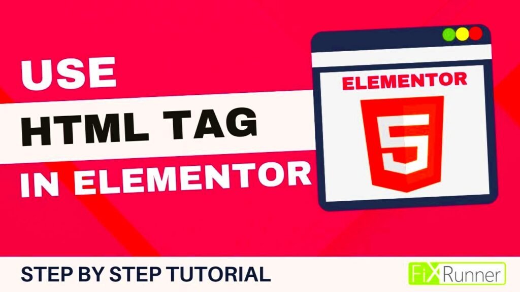 How To Use HTML Tag In Elementor  YouTube