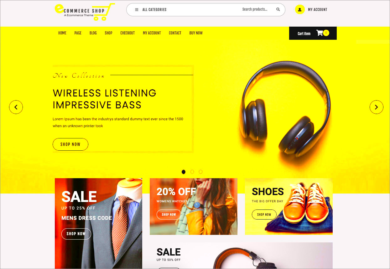 Free Ecommerce WordPress Themes  Cursuri Online