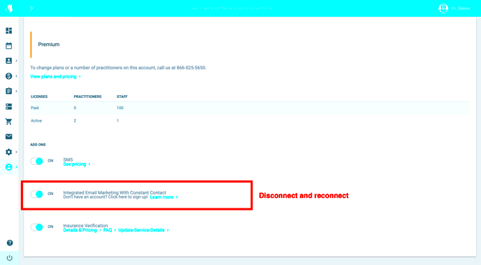 Constant Contact Integration