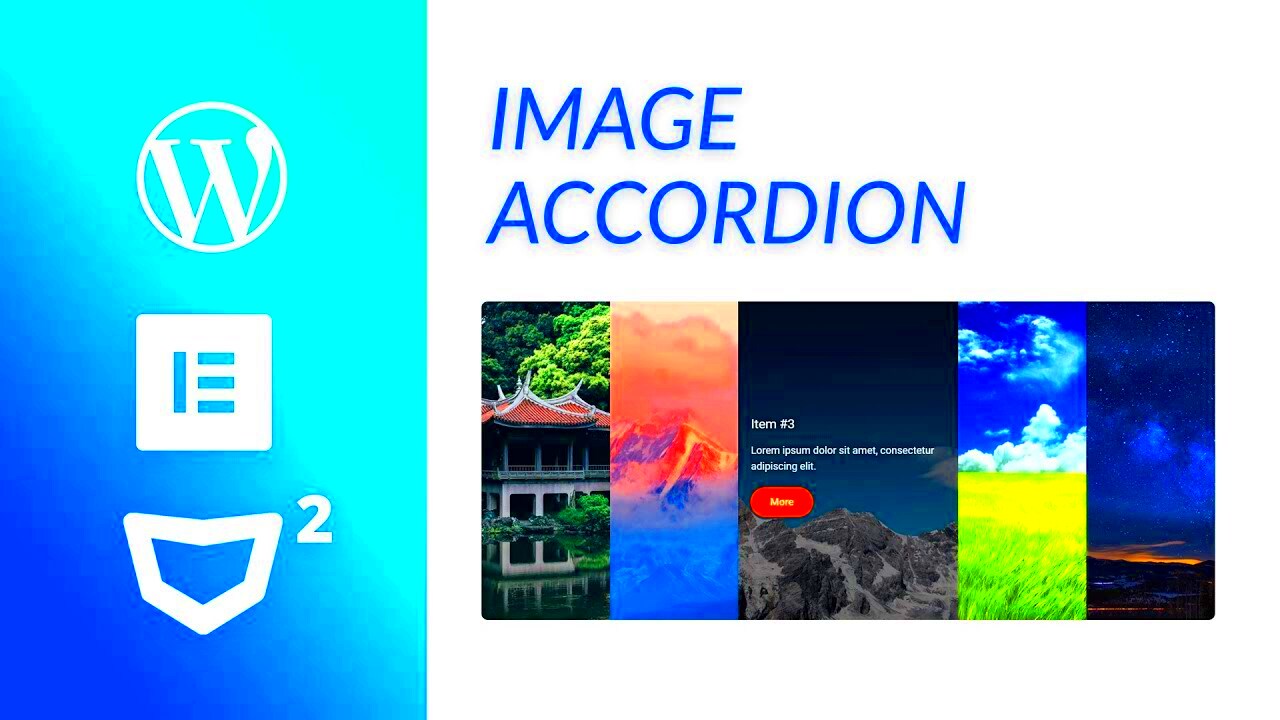 Image Accordion on WordPress with Elementor  Elementor Tutorial  YouTube