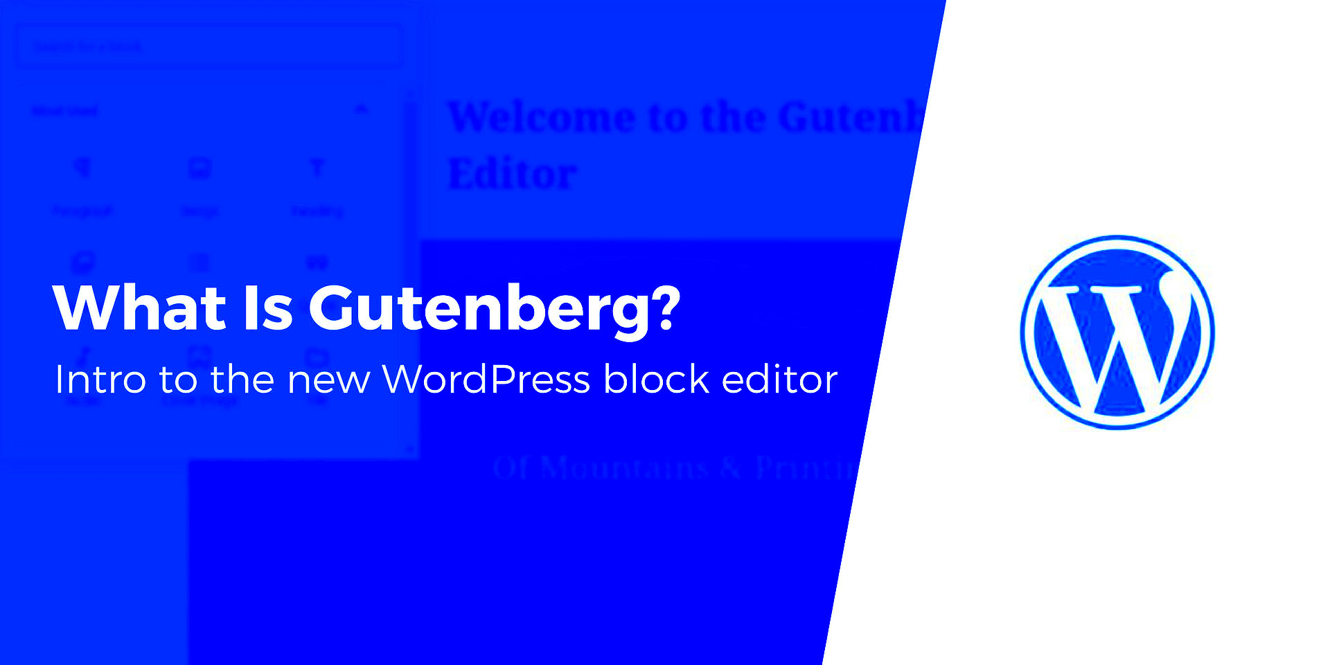 What Is Gutenberg An Intro to the WordPress Block Editor