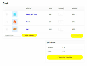 Customize the Shopping Cart by Product in WooCommerce