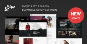 striz - fashion ecommerce wordpress theme free download​